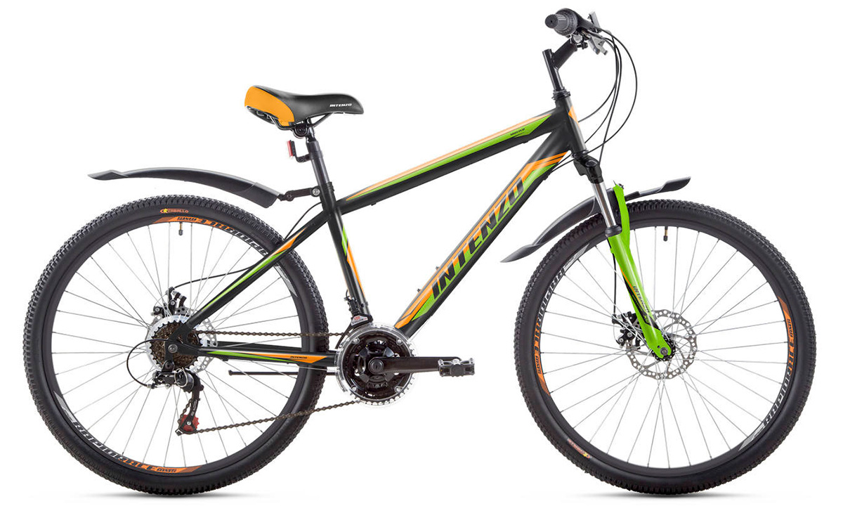 Фотографія Велосипед Intenzo MASTER 26" (2020) 2020 Чорно-зелений